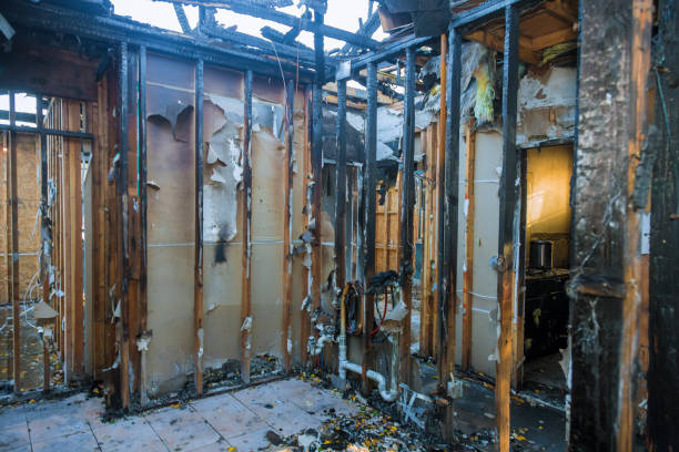 Professional Fire Damage Assessment technician working in Claxton, GA